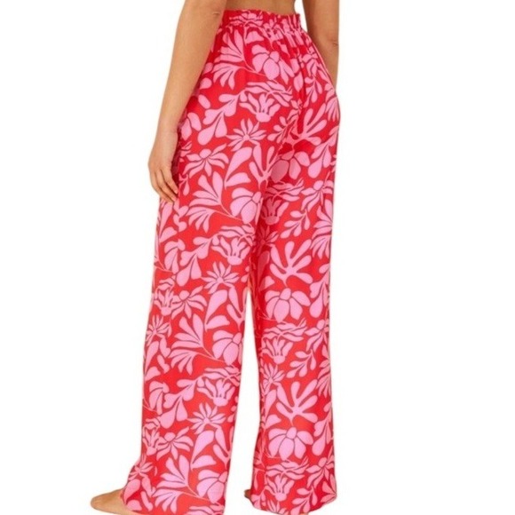 Shade & Shore Women's Wide-Leg Beach Swim Coverup Pants L - Picture 3 of 5